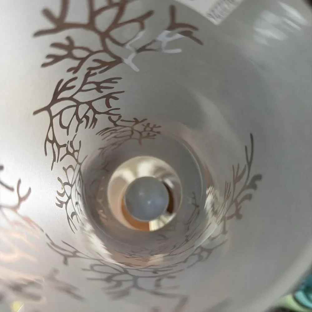 VTG Cylindrical Frosted Glass Table Lamp Designed by Michiko Nakata for Ikea